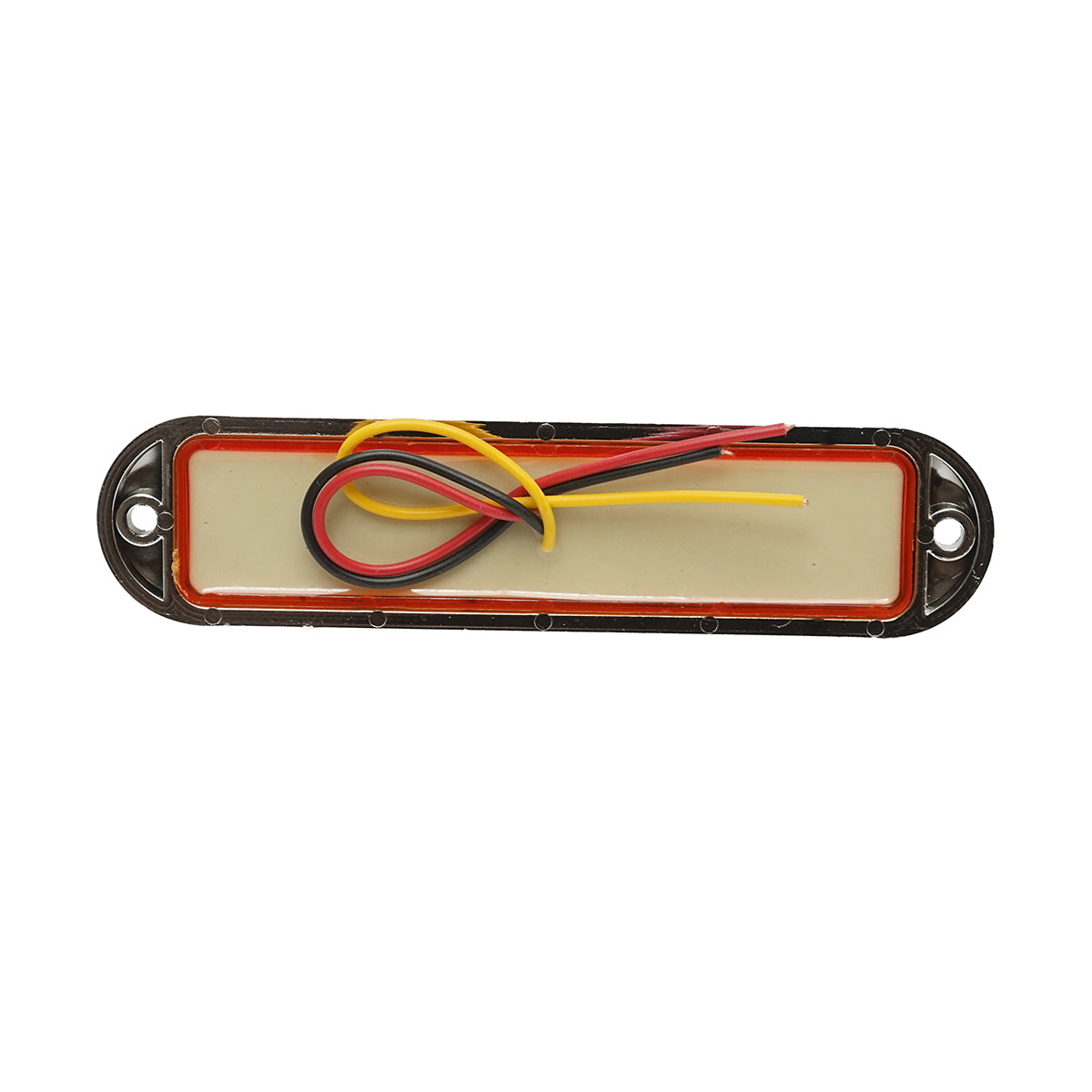 Slim side marker lamp yellow chromed LED 12-24V, yellow FR1286CY Breckner Germany