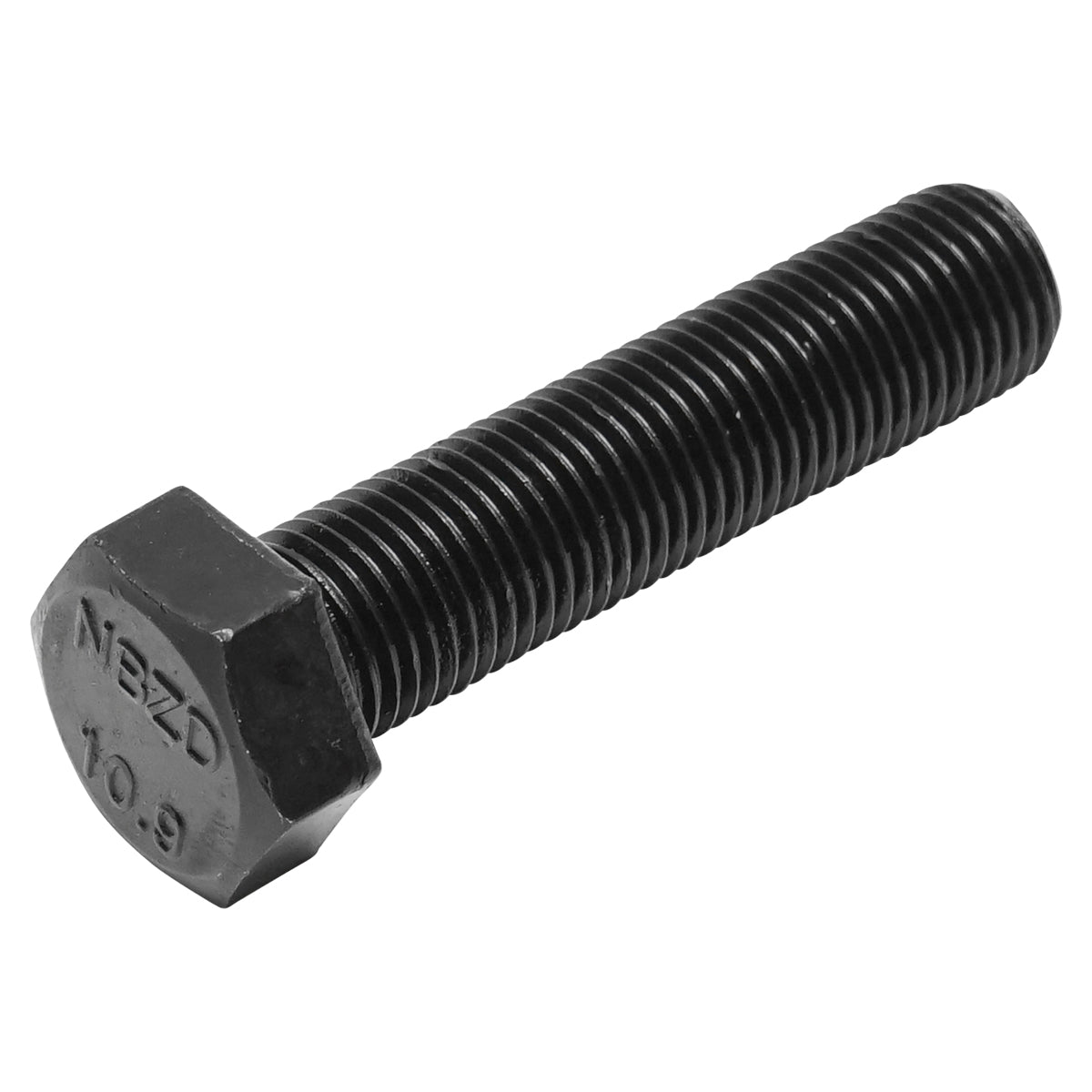 Black screw with hexagonal head DIN 961 M14x1.5x60 G10.9 50 pcs/bag