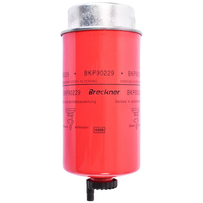 Fuel filter for John Deere OEM code P551431, WK8117, XN182, SN70131, FS19546, RE58376, RE62423, RE65431, RE508633, RE53729 Breckner Germany