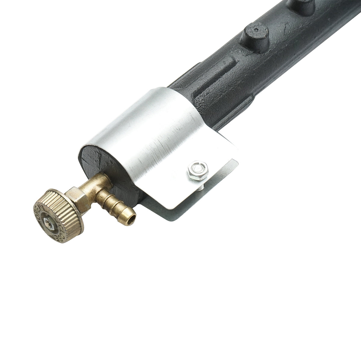 Round gas burner for a pyrosty