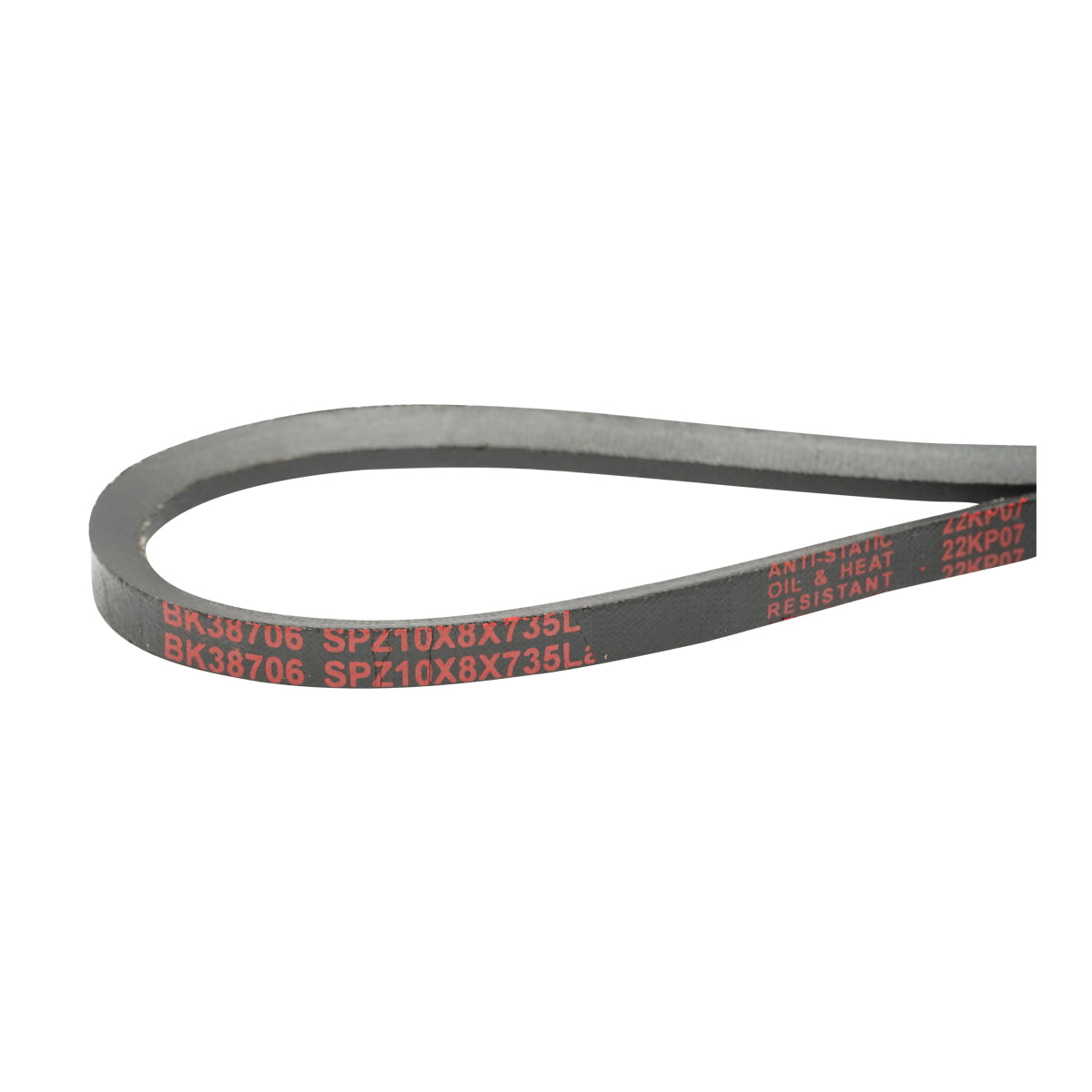 SPZ trapezoidal transmission belt 10x8x735 LA Breckner Germany