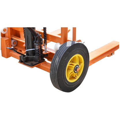 Goods transport trolley with hydraulic lift, maximum 150Kg height 900mm
