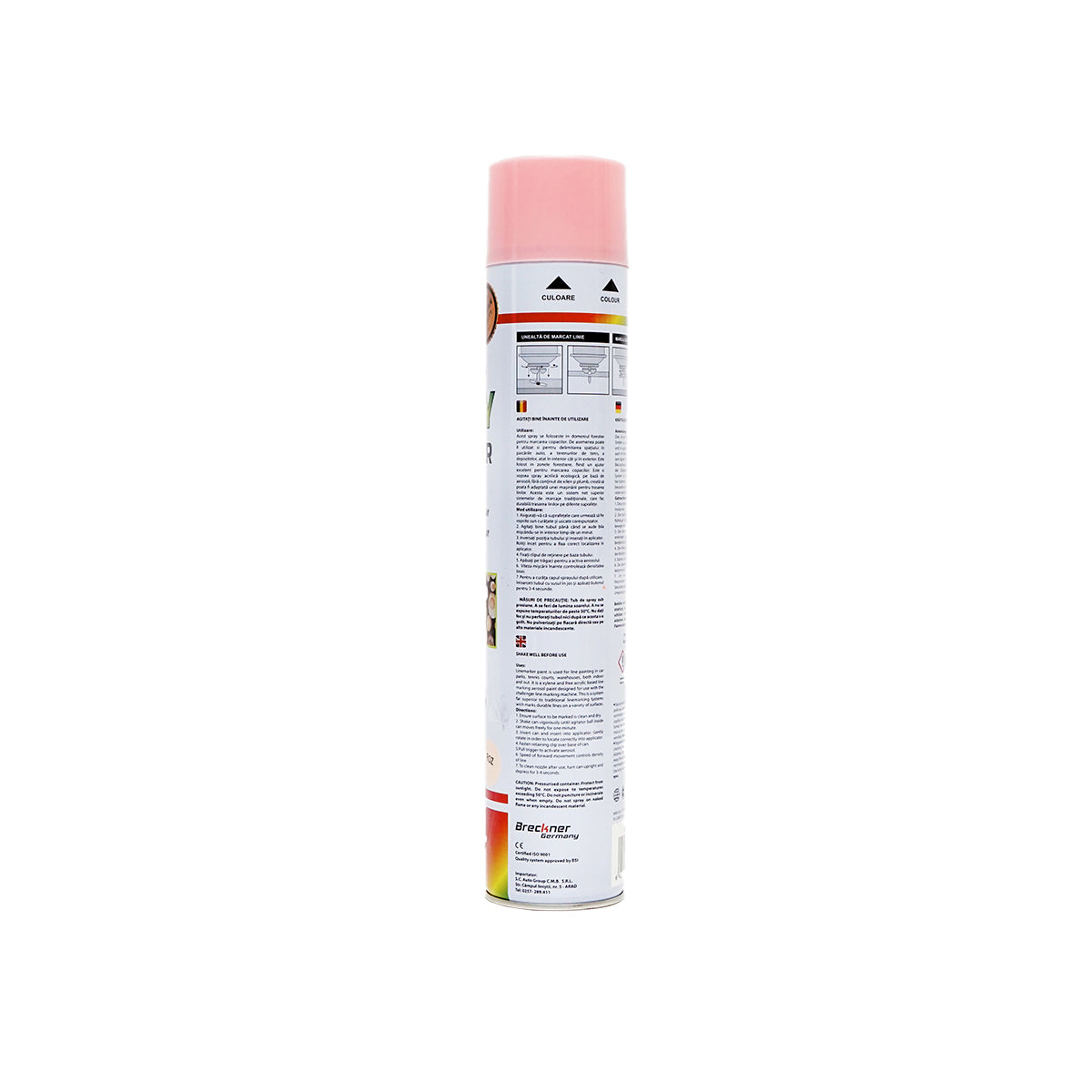 Pink forest marking spray paint 750ml Breckner Germany
