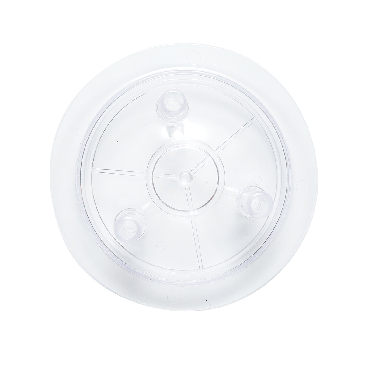Transparent lid with skirt for 30L drum 3 outlets for cow milking machine Breckner Germany