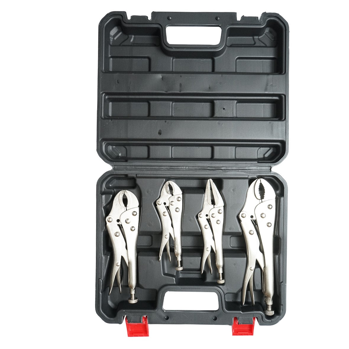Adjustable multifunctional 4-piece locking pliers set