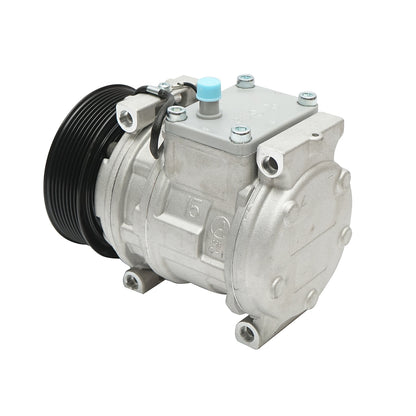 Air conditioning compressor for John Deere OEM codes AL176858, AL176857, AL154203, AL155836, AL78779, RE203758, 12V