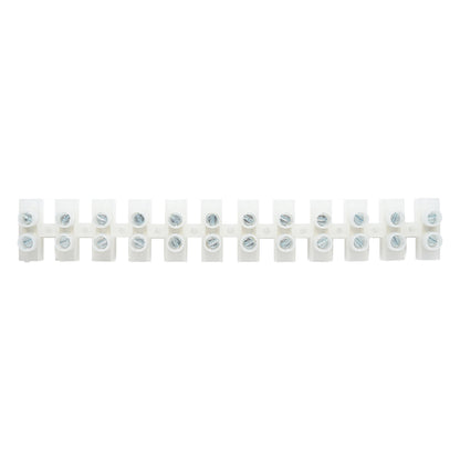 30A 380V terminal block, 12 poles 16mm Leader