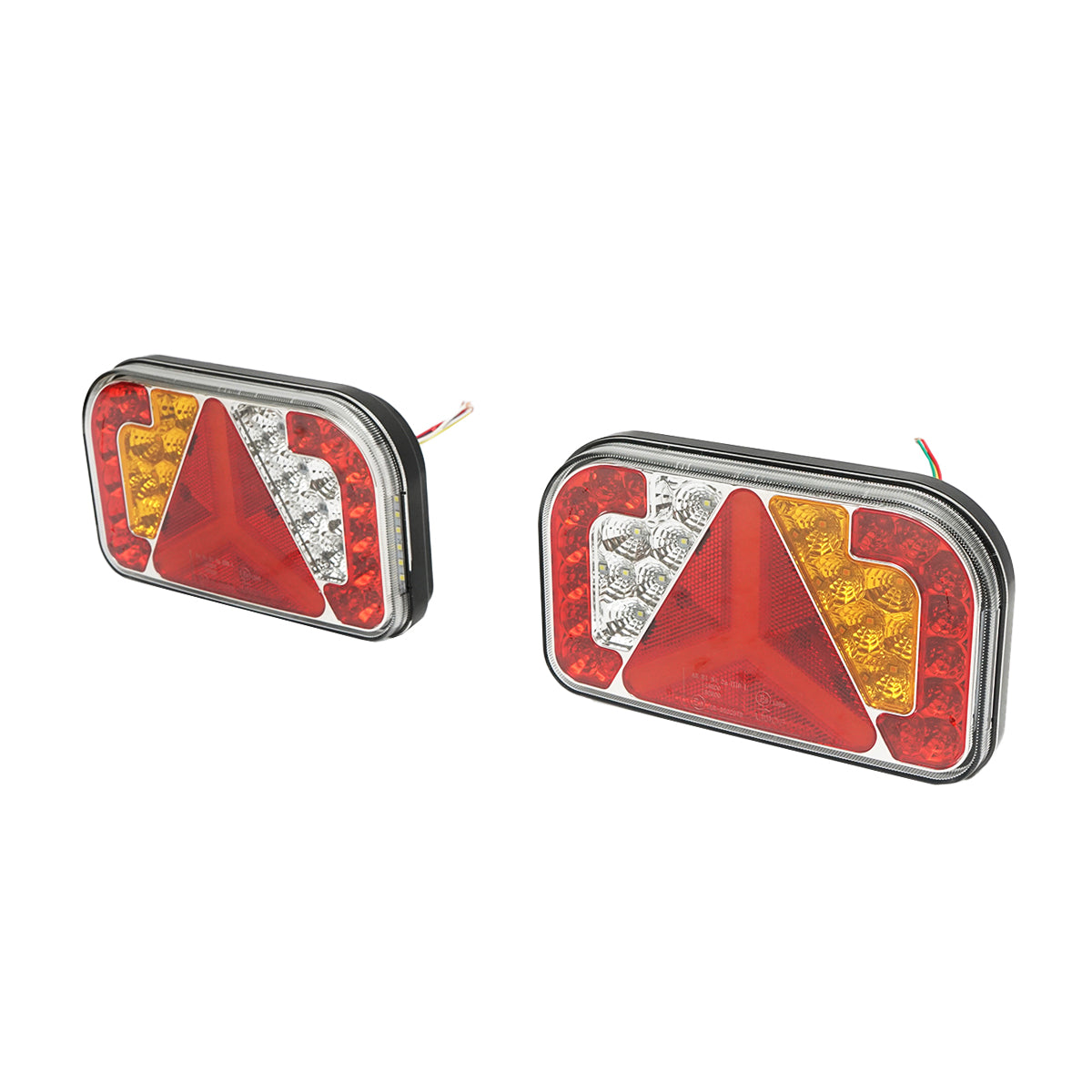 LED rear lights set for trailer 12-24V, 235x140x38mm Breckner Germany