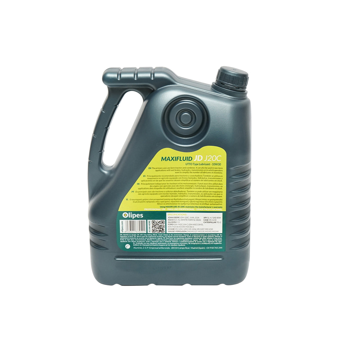 UTTO hydraulic transmission oil Olipes MAXIFLUID JD 10W30 5L