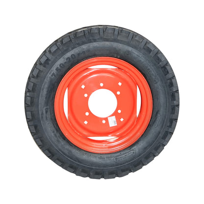 Complete wheel 750/20 10PR F-2 interrupted linear front for UTB U-650 tractor