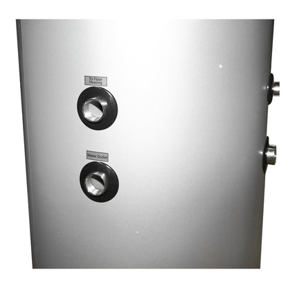 Puffer, hot water boiler 150L pressurized 3KW for heat pumps 470x1470mm SPRSUN