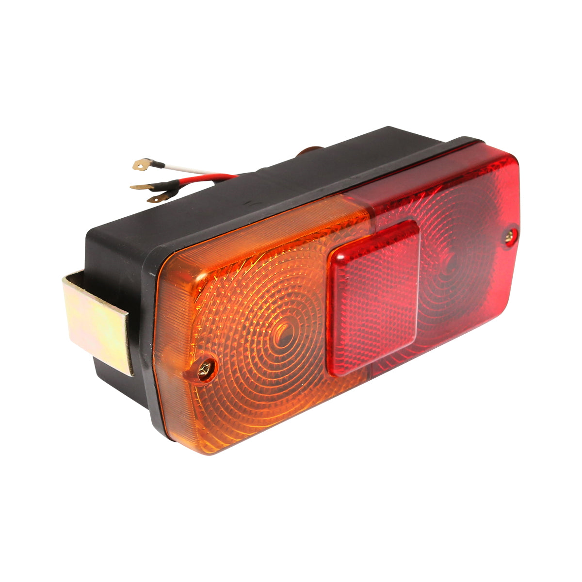 Rear stop lamp with red-yellow reflector 12 V