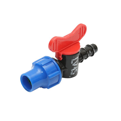 Drip tube faucet D16x16mm, PN8, for irrigation systems