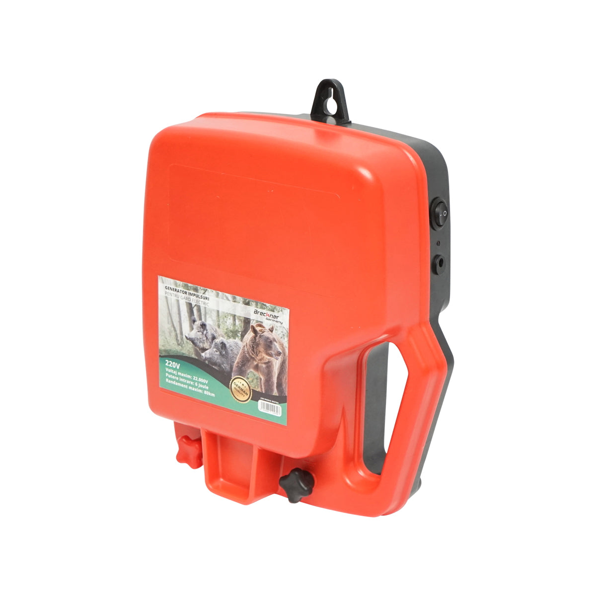 Impulse generator 12/220V 6 Joules for electric fence max 80km Breckner Germany