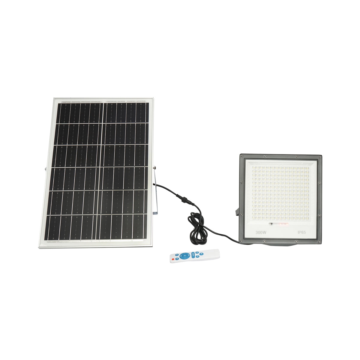 300W LED projector, 6400K with 30W solar panel, battery, and remote control Breckner Germany