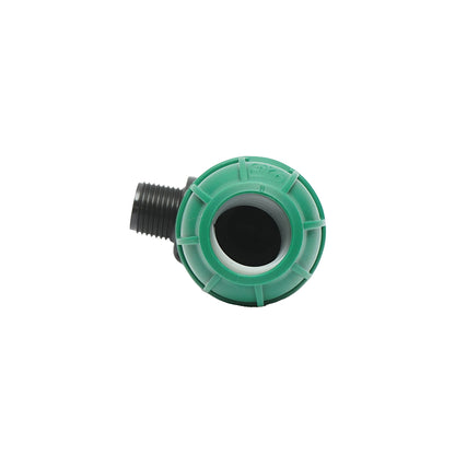 Compression fitting with external thread D25mmx1/2 inch, PN10 Bar for irrigation systems