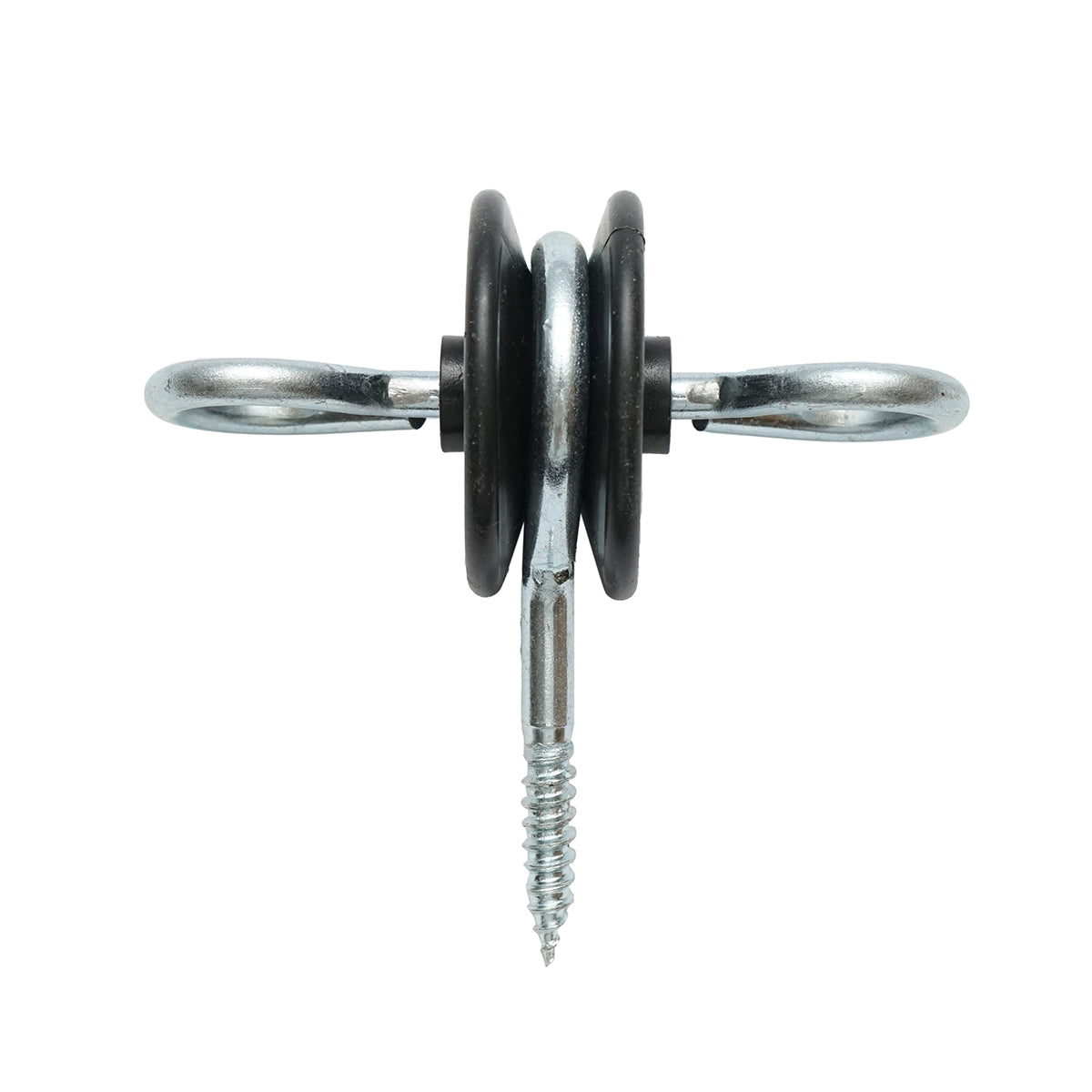 Stainless steel isolator with double anchoring 5.9mm 90x86mm electric fence Breckner Germany