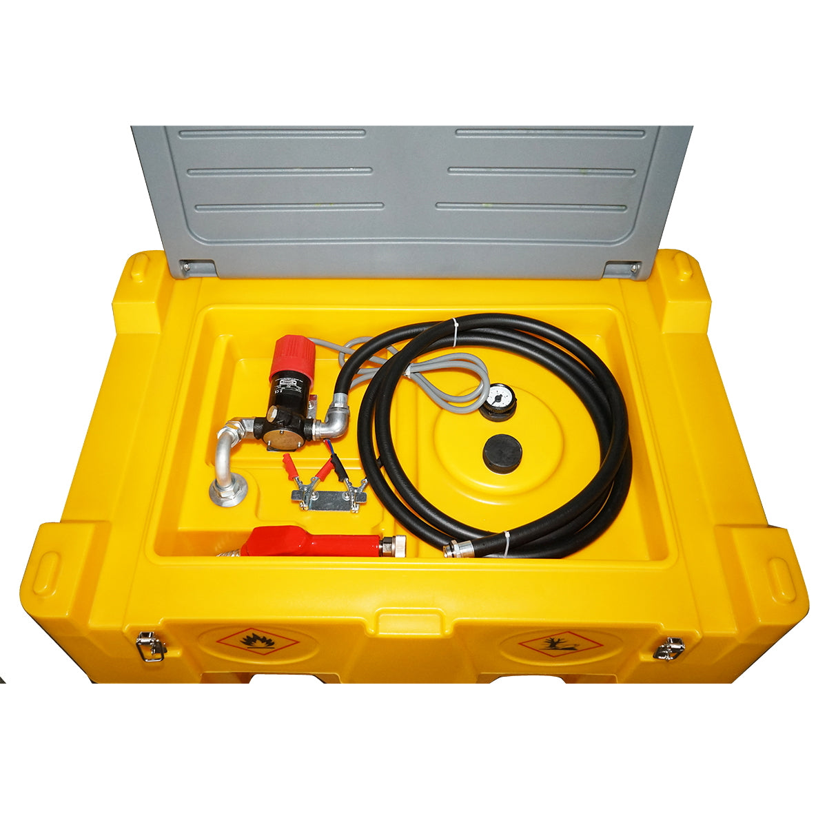 480L diesel tank with 12V/200W transfer system, flow rate 60L/min, Breckner Germany