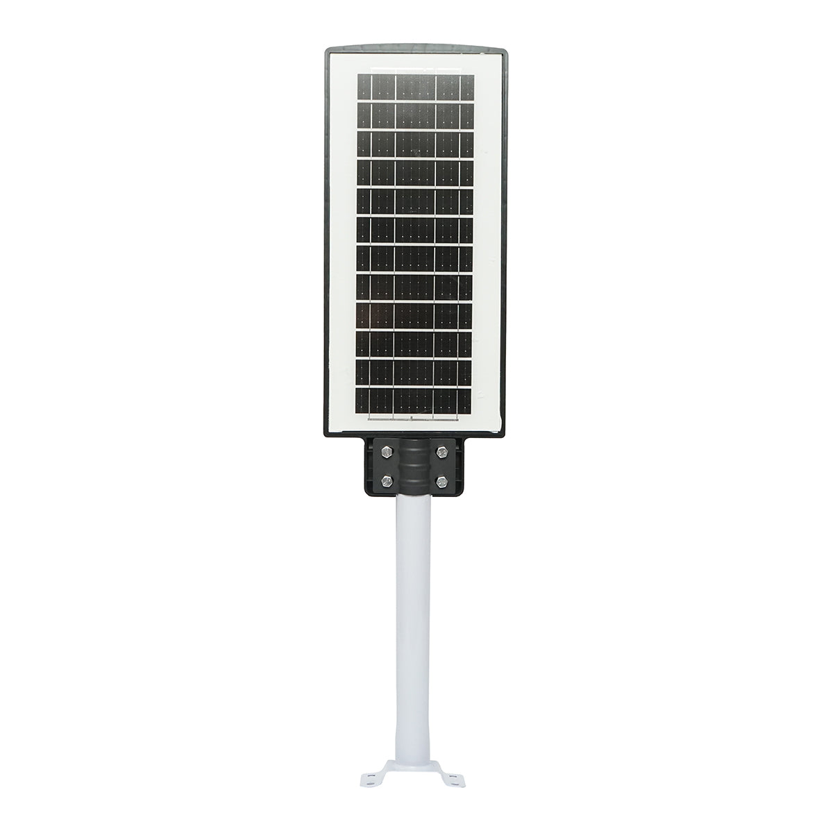 150W 6500K LED Solar Street Light with 12W Solar Panel, 15000mAh Battery, Pole Mount IP65 Breckner Germany