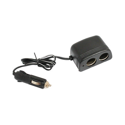 Double car cigarette lighter extension