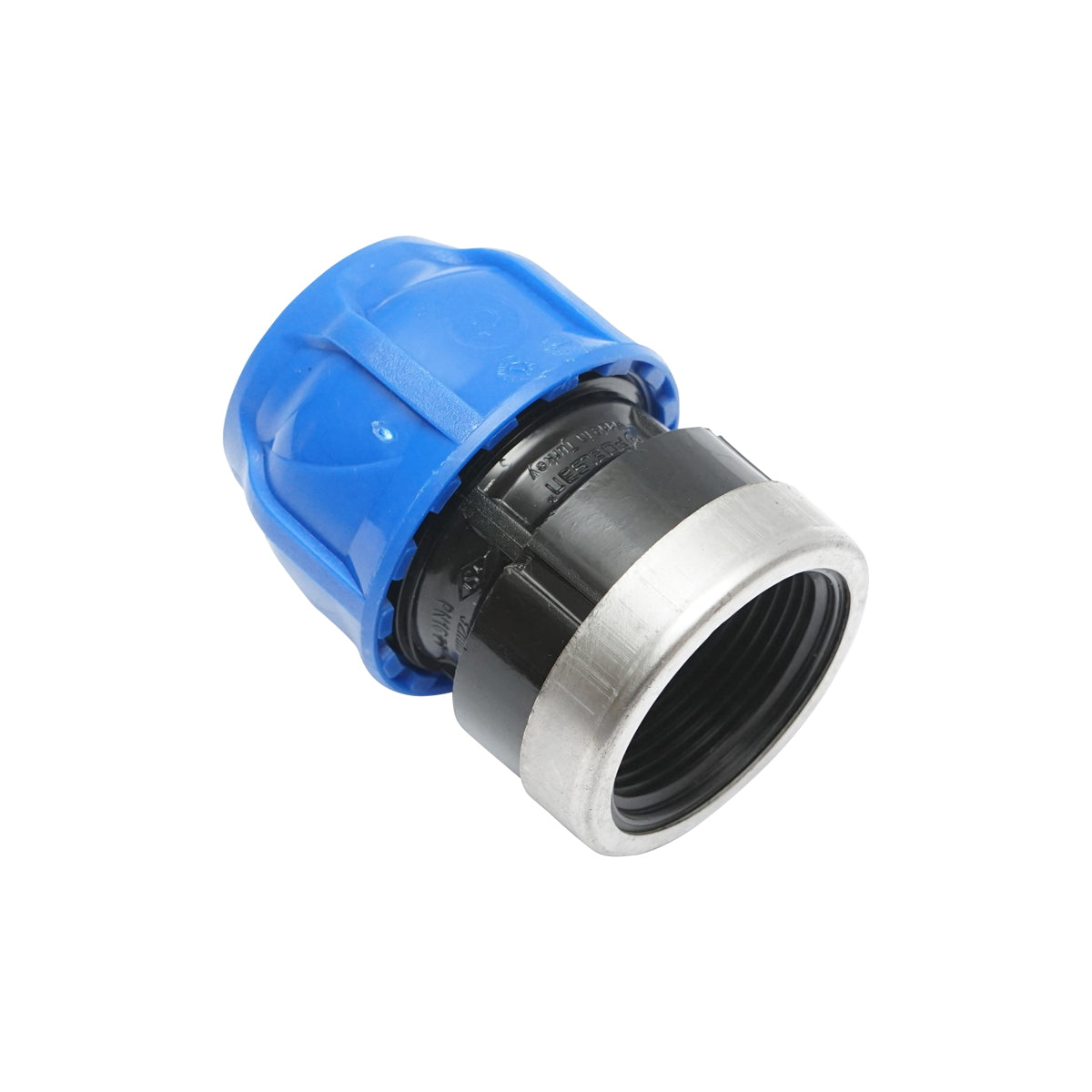 Compression fitting with internal thread D32mm x 1-1/4 inch, PN16, for irrigation systems