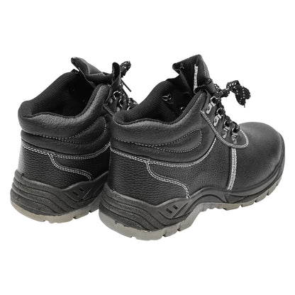 Size 40 safety boots with toe cap and steel sole insert 5003