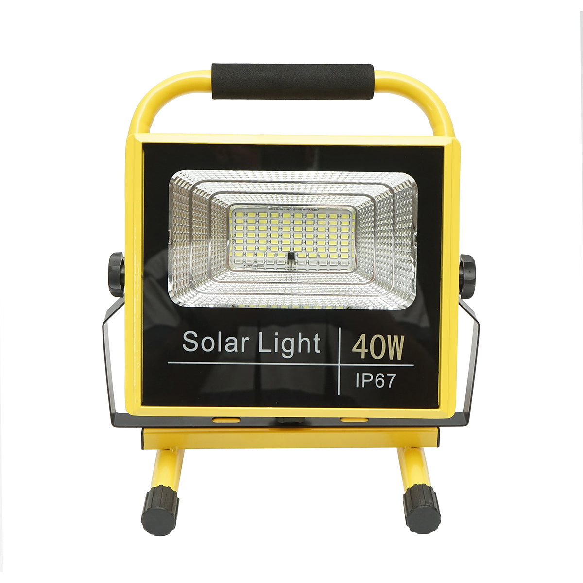 Portable LED work lamp 40W, 8000K with LifePO4 battery 2x6000mAh remote control and IP67 tripod frame Breckner Germany