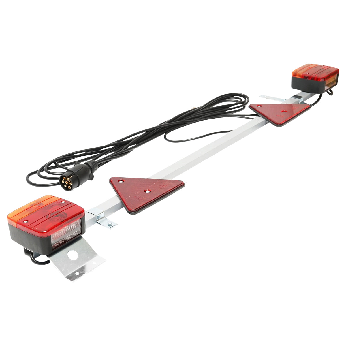 Adjustable trailer bar 1-1.6m with lights, cable 2.5/6m and 7-pin plug Breckner Germany