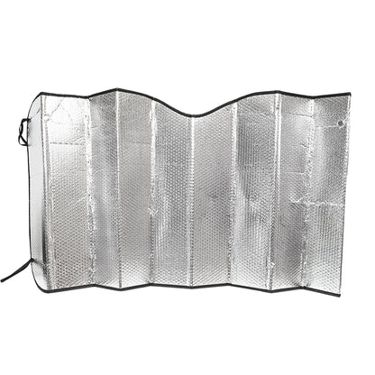 Parasolar car windshield 130x60cm aluminum foil and fixing suction cups Breckner Germany