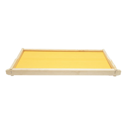 Wooden hive frame with plastic comb type Dadant 483x448x232mm