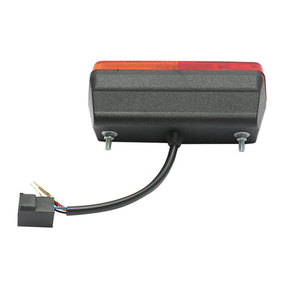 Right rear stop lamp for Massey Ferguson, New Holland 184x76x70mm OEM code 1674074M91