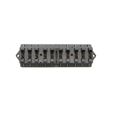Flat fuse box with 10 slots Breckner Germany