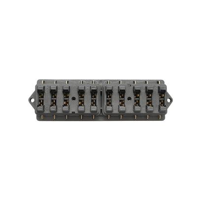 Flat fuse box with 10 slots Breckner Germany