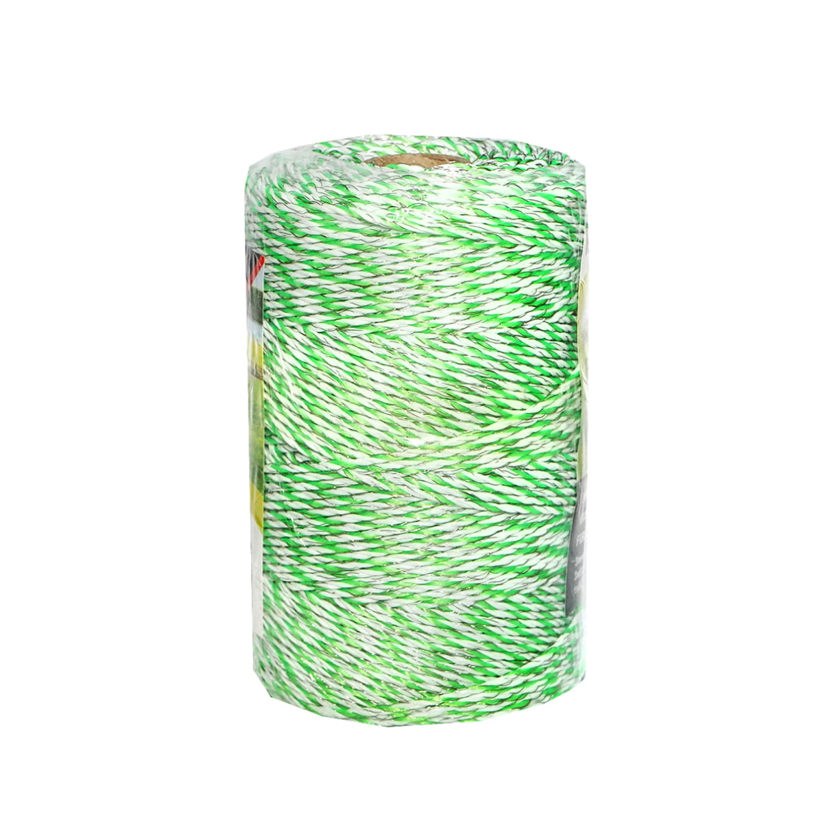 Green-white wire roll 3mm 3x0.2mm stainless steel, 1x0.25 copper 0.45 Ohm/m, 250m electric fence Breckner Germany
