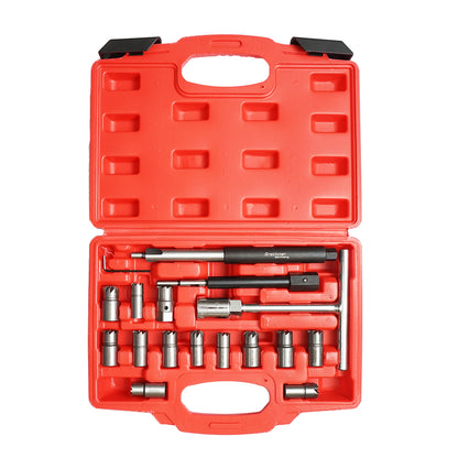 Diesel injector seat cutting tool set 17 pieces Breckner Germany