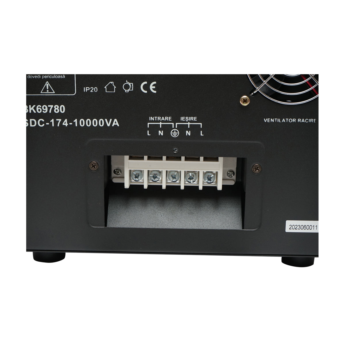 Automatic voltage stabilizer 10000VA single-phase with servomotor Breckner Germany