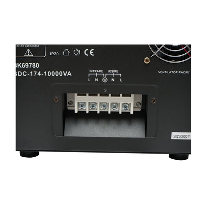 Automatic voltage stabilizer 10000VA single-phase with servomotor Breckner Germany