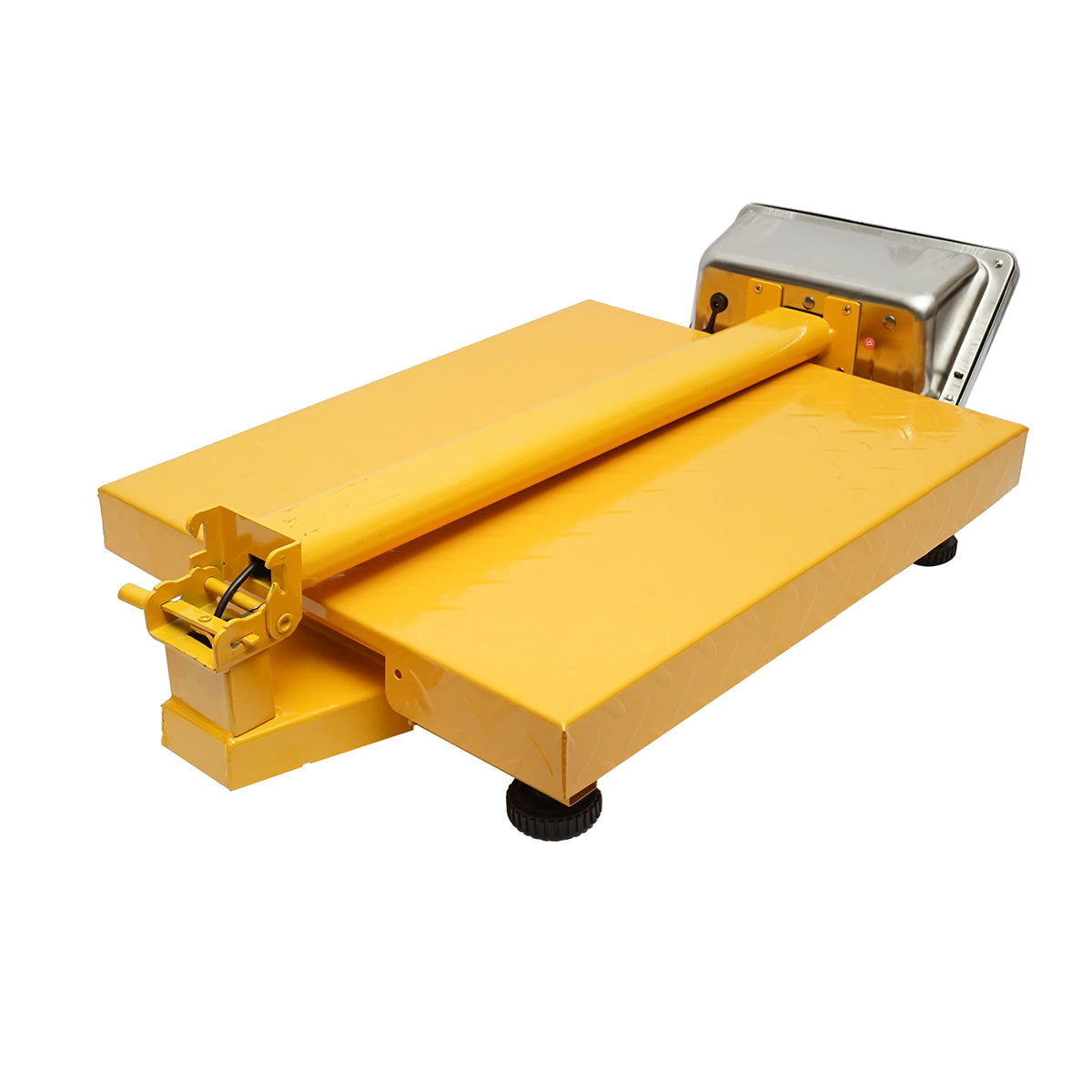 Electronic platform floor scale 350 Kg with folding arm, LCD screen Breckner Germany