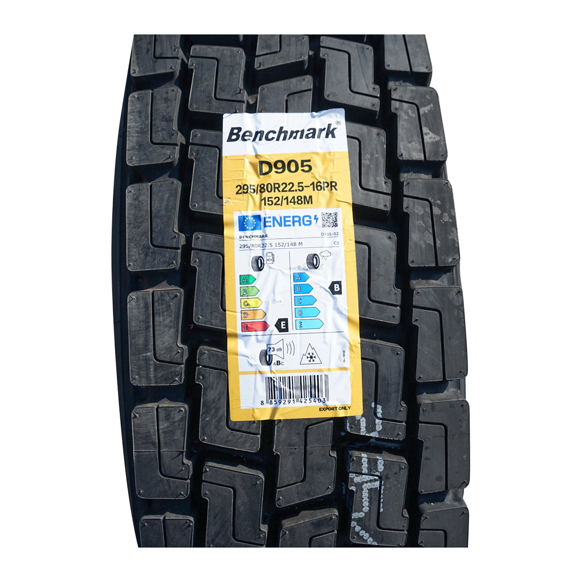 Tubeless traction tire MS 295/80R22.5 profile D905