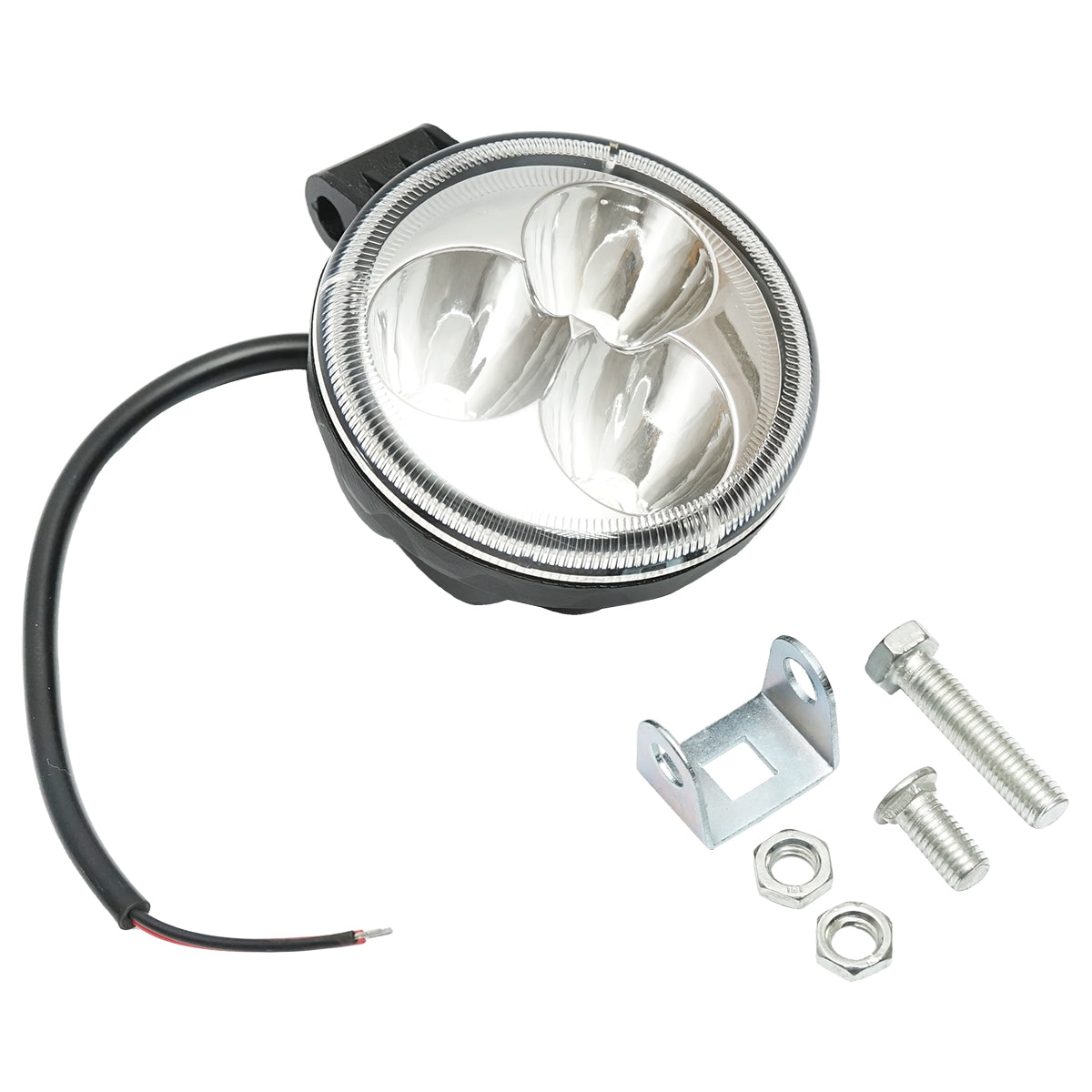 Lamp with 3 LEDs 10-30V 9W beam angle 30 degrees spot type 82x52mm IP67 6000K Breckner Germany