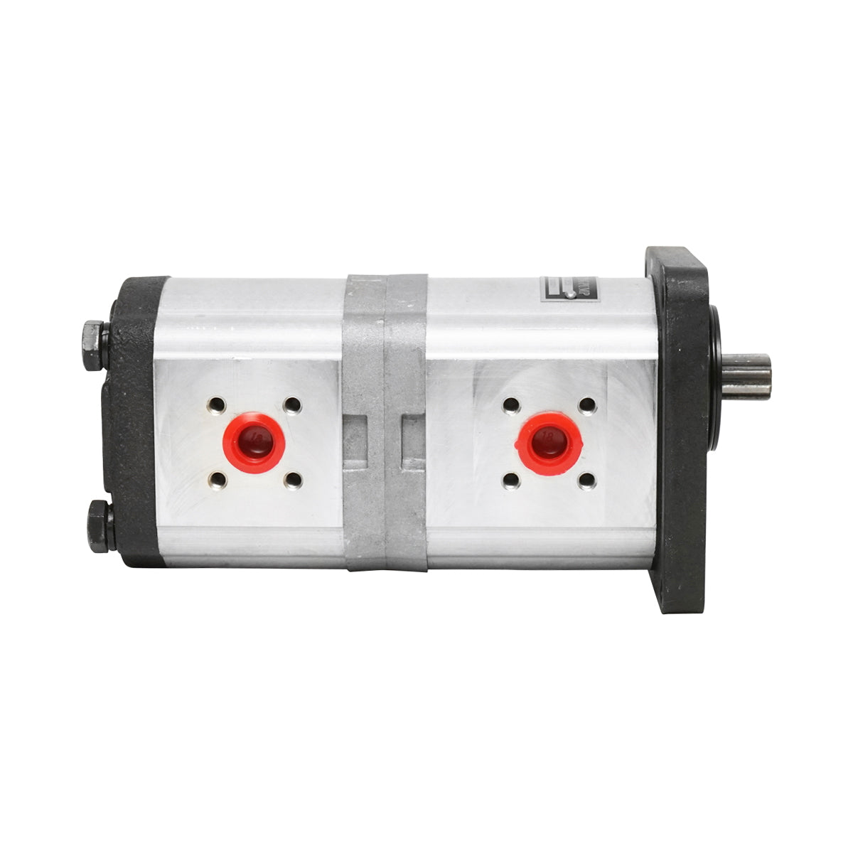 Double acting hydraulic pump on the left, flow 22+14cm3 for New Holland, Case IH OEM 47129338