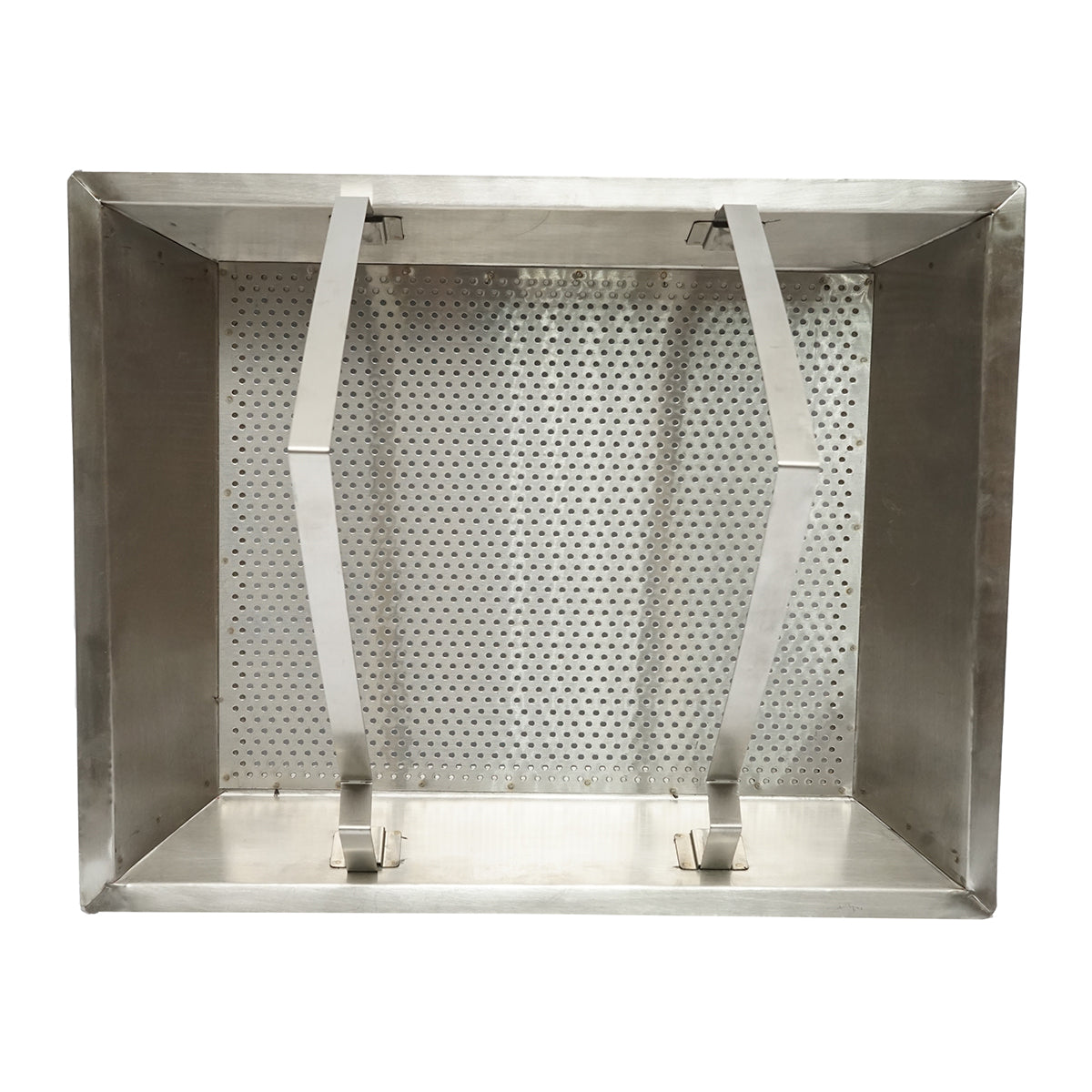 Stainless steel tray for decapping 520x415x110mm