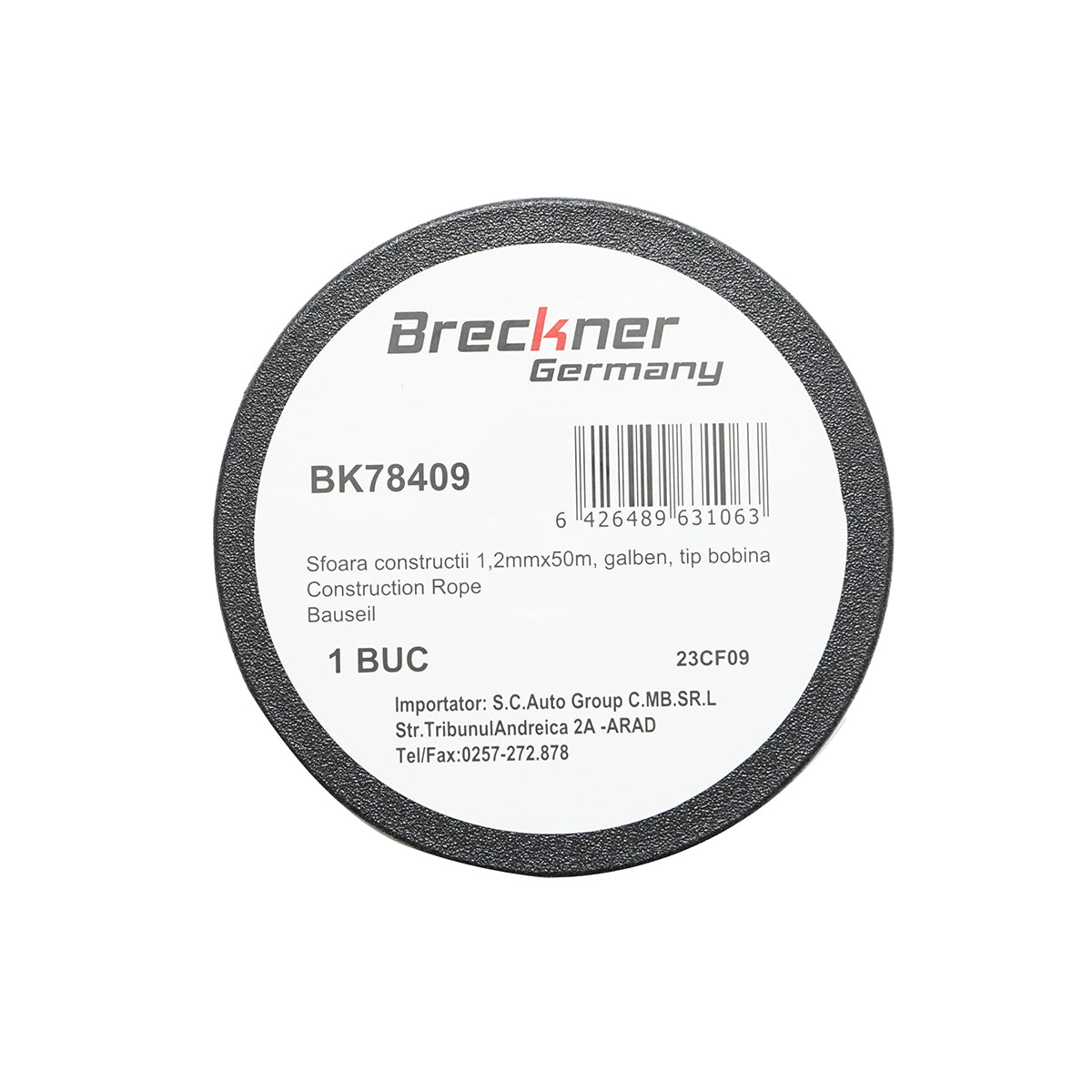 Yellow string drum for masonry 1.2mmx50m Breckner Germany