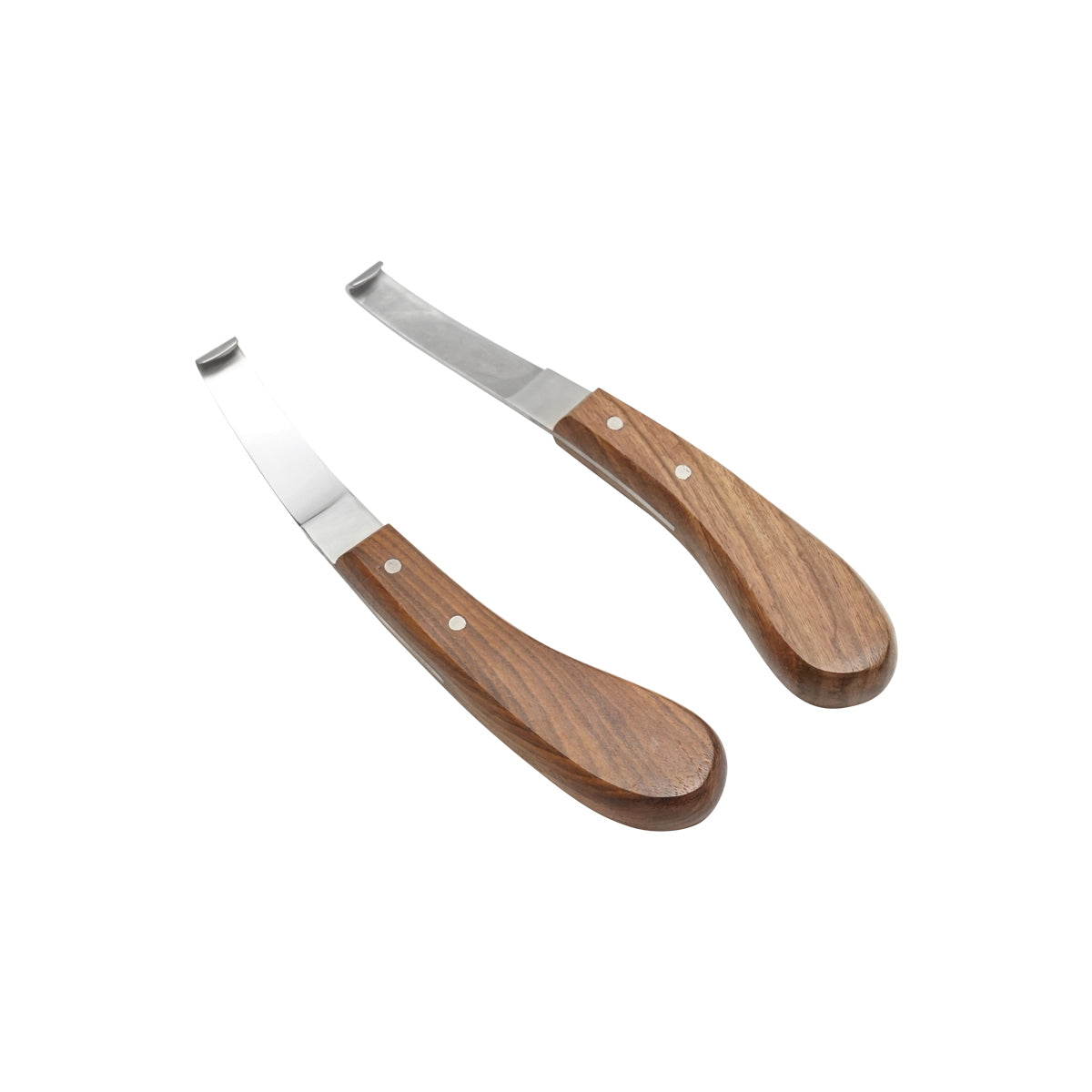 Set of 2 left/right rakes for cleaning hooves, 210mm Breckner Germany