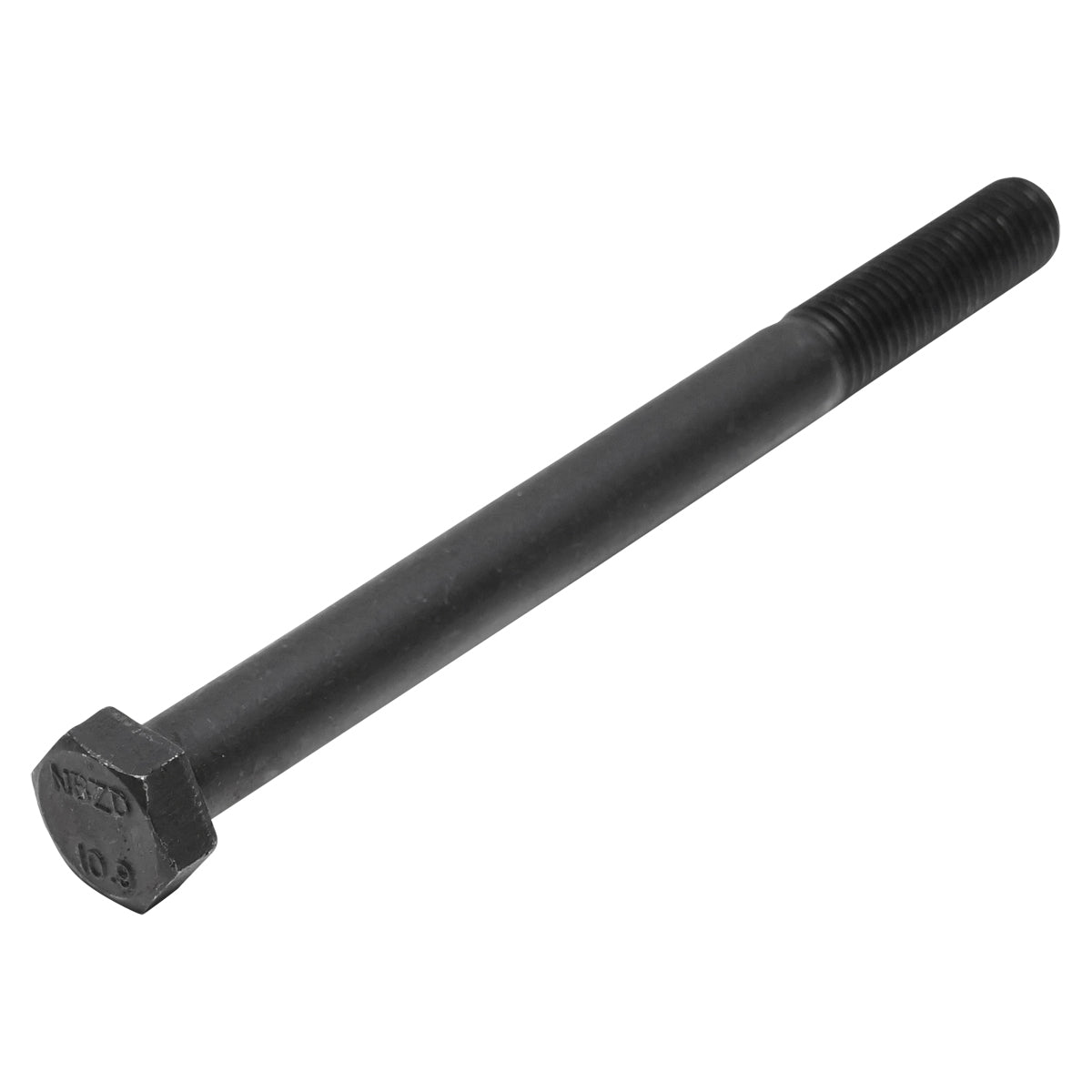 Black screw with hexagonal head DIN 960 M12x1.5x140 G10.9 50 pcs/bag