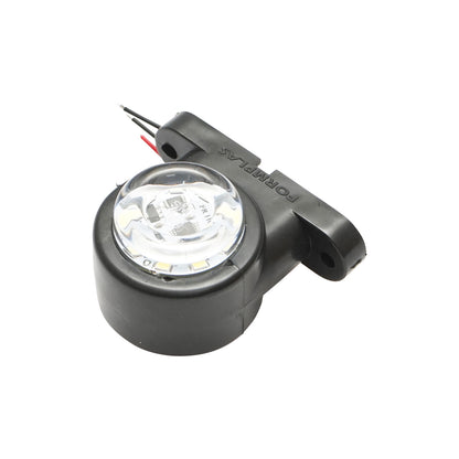 White-red LED side rotating beacon 12-24V FR1102 Breckner Germany