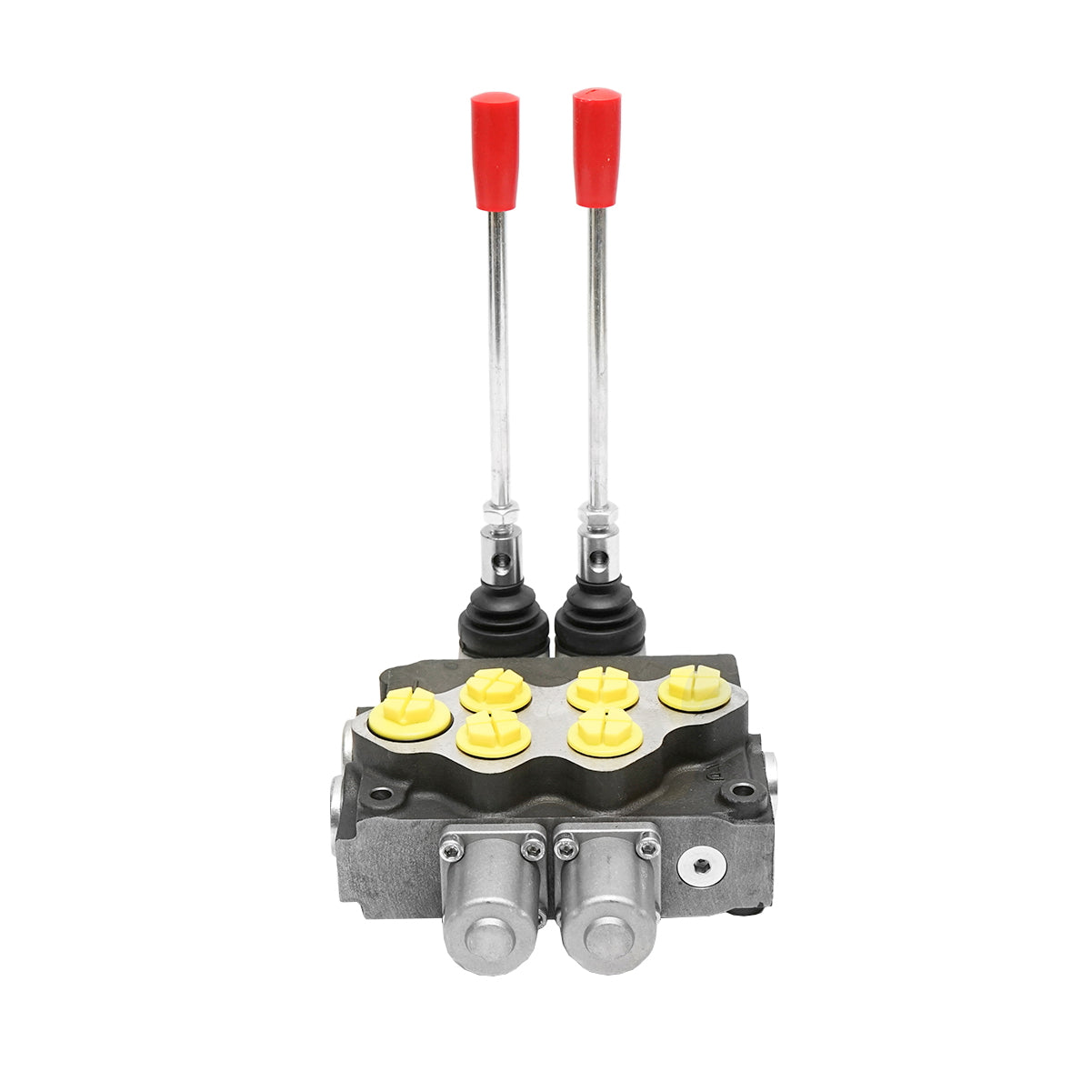 Hydraulic distributor with 2 levers safety valve SD11 flow 80L/min lever and reduction -15 /+80 Breckner Germany