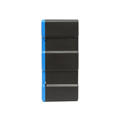 Modular blue plastic storage box, 46 drawers 620x157x360mm Breckner Germany