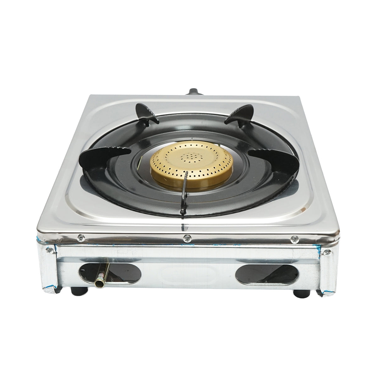 Hob, stainless steel with a 2.5KW metal burner, automatic ignition 380x285x94mm Breckner Germany