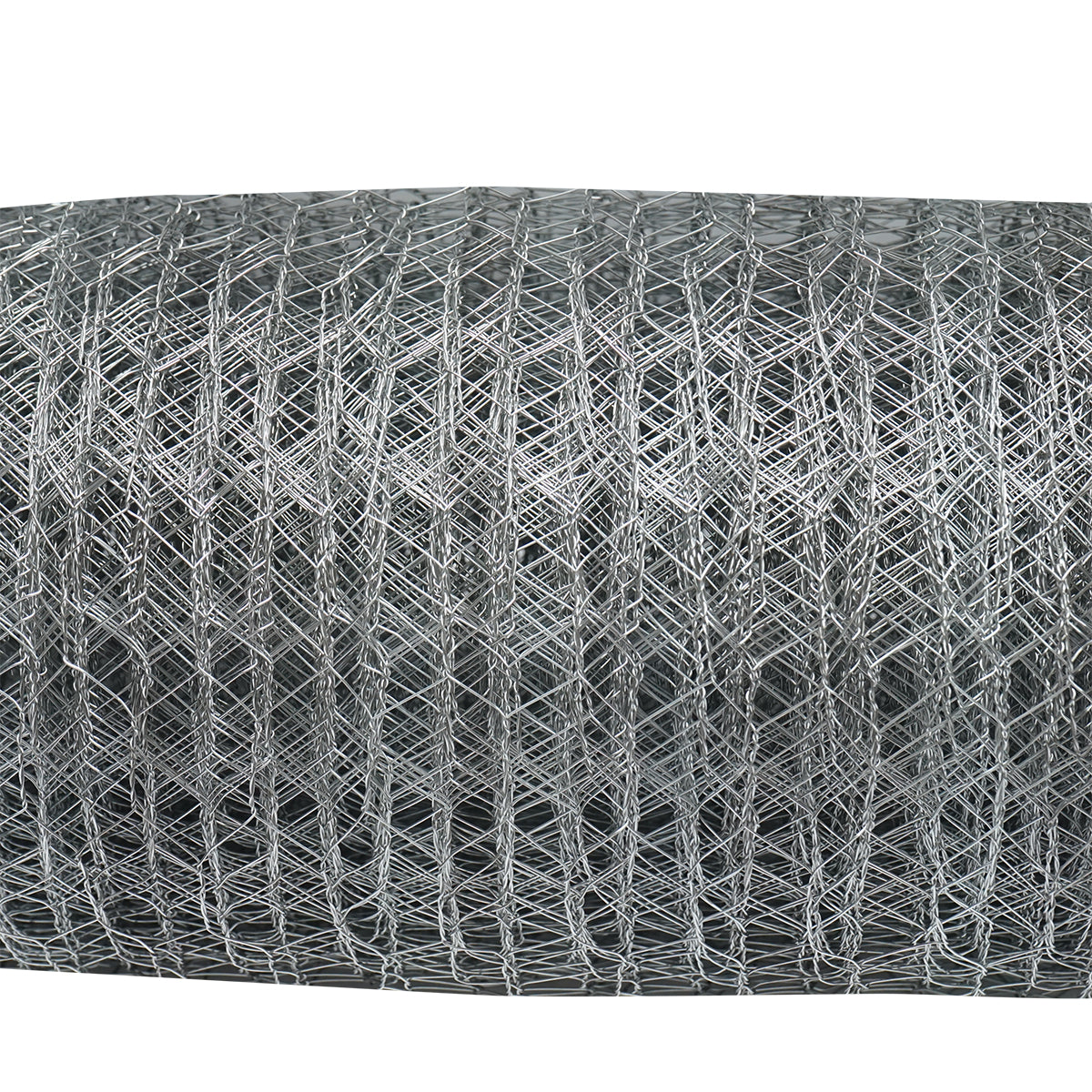 Fence mesh L20m, H120cm, woven, galvanized with 19mm holes, for fencing.